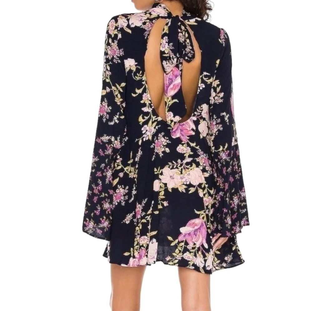 Free People Tate Tunic/Mini Dress in Midnight Combo sz XS NWT - Picture 5 of 11